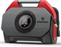 Vortex S6SE Cordless Tire Inflator Portable Air Compressor, 160 PSI Air Pump for Car Tires with 15600 mAh Battery, 100% Duty Cycle & Dual Cylinder, Air Pump for Heavy-Duty Vehicle, Red