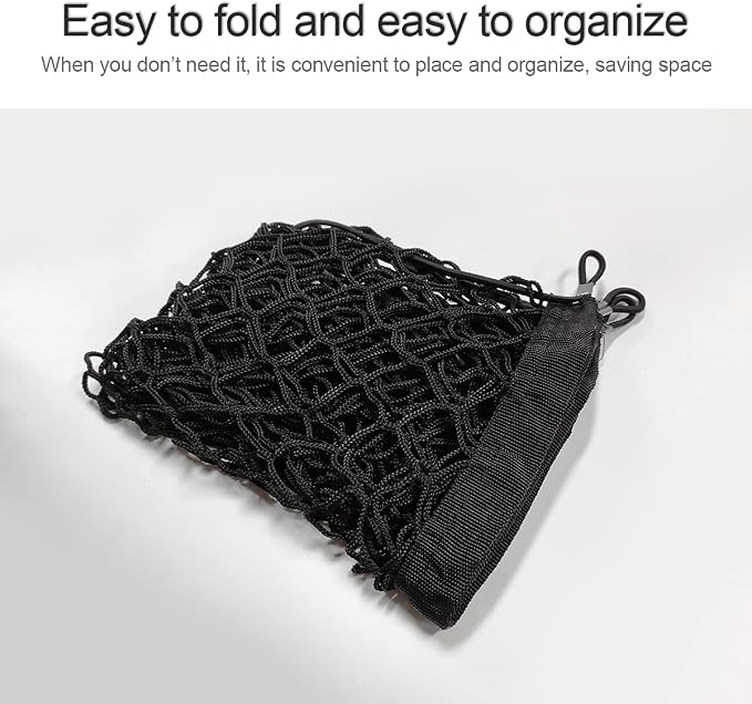 Car Rear Cargo Net, Adjustable Elastic Storage Organizer Net, Trunk Cargo Storage Net, Universal Fit for Car, Vehicle, SUV (35.4"x15.8")