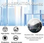 2PCS Fan Shaped Car Blind Spot Mirror, HD Frameless Convex Glass Rearview Mirror, Rotatable Wide Angle Vehicle Side Auxiliary Mirror with Strong Adhesive, Universal Fit for Car SUV Truck Silver