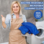 60 Pcs Blue Microfiber Towels: 16"x16" Microfiber Drying Towels Bulk Micro Fiber Car Cleaning Cloth for Cars Drying Washing Polishing Cleaning Household Supplies