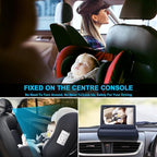 Baby Car Mirror with 4.3'' HD Night Vision Function Display, Safety Car Seat Camera with Wide Crystal Clear View, Easily Observe The Baby’s Move(Not USB)