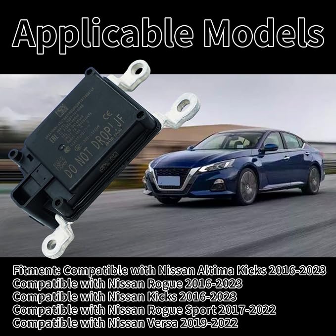 Vehicle 28438-5FA6A Distance Sensor Front Cruise Distance Radar Sensor Compatible with Nissan Altima Rogue Kicks Versa Rogue Sport 2016 2017 2018 2019 2020 2021 2022 2023 28438-5FA6A