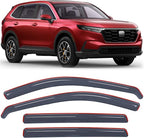 in Channel Rain Guard for Honda CR-V (CRV) 2023 2024 2025 2026, Window Deflectors Window Visors Rain Sun Wind Guards Shade Deflectors for Cars, Light Smoky Blue, 4PCS