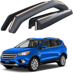 Goodyear Shatterproof in-Channel Window Deflectors for Ford Escape 2013-2019, Rain Guards, Window Visors for Cars, Vent Deflector, Car Accessories, 4 pcs - GY008477