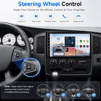 8Core Car Radio for Dodge Ram 1500 2500 3500 2002-2005: 9-Inch 1280 * 720 IPS Touchscreen Stereo Upgrade Wireless Carplay Android Auto Bluetooth GPS 5G WiFi 1080P Rearview Camera FM SWC