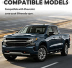 Car Windshield Sun Shade Compatible with Chevrolet 2019-2026 Silverado 1500,Summer Essentials Car Sunshades for Windshield with Storage Bag,Foldable Sun Shade for Cars Windshields