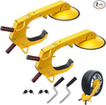 Wheel Lock Clamp, 2 Pack Trailer Wheel Lock, Heavy-Duty Anti Theft Tire Lock, Adjustable Tire Boot Lock, Trailer Wheel Locks for RV Trailers, Cars, Trucks, SUVs