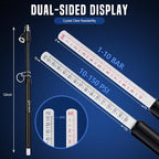 2-Pack Heavy Duty Dual Head Tire Pressure Gauge (10-150 PSI, 1-10 Bar) for Semi Trucks, RVs, Cars, Motorcycles - 12 Inch