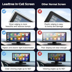 11.26 Inch HD Touchscreen Car Display, Wireless CarPlay/Android Auto Screen for Car, Navigation System with 4K Dash Cam, Backup Camera, 64GB Memory, Voice Control