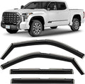 in-Channel Incredibly Durable Rain Guards Compatible with Toyota Tundra 2022-2026 CrewMax, Original Window Deflectors, Vent Window Visors, Vent Deflector, 4 pcs. - 619471