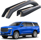 Goodyear Shatterproof in-Channel Window Deflectors for Cadillac Escalade ESV 2021-2026, Rain Guards, Window Visors for Cars, Vent Deflector, Car Accessories, 4 pcs - GY008000