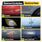 Scratch and Swirl Remover - Car Scratch Remover for Vehicles Paint - Polishing Compound for Cars - Paint Restorer Kit with Pad, Microfiber and Sanding Block