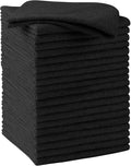 Black Microfiber Cleaning Cloths, 20 Pack Cleaning Rags - Lint Free & Scratch-Free Microfiber Towels for Cars, House & Kitchen, Absorbent Cleaning Towels, 11.5 x 11.5 Inch
