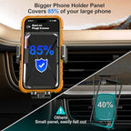 Cell Phone Holder [Never Fall Upgrade Clip] Phone Holder Car Automobile Air Vent Hands Free for Car Fit Car Phone Holder Mount for All for iPhone Android Smartphone