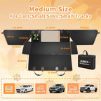 Dog Car Seat Cover for Back Seat,Waterproof Oxford cloth Hard Bottom Car Seat Cover for Dogs,Non-slip Backseat Dog Cover with Upgraded Door Protection Flap 52×25in,Dog Hammock for Car SUV Small Trucks