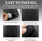 2 PCS Car Side Pocket Organizer, Leather Adhesive Auto Side Seat Back Storage Pocket, Waterproof Phone Document Sunglasses Holder Vehicle Gap Filler Pouch, Car Accessories (Large)