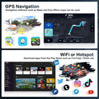 8 Core 4+64G Radio for Mitsubishi Lancer 2007-2012 Android 15 CarPlay Stereo Upgrade 10.1" Touch Screen Android Auto Bluetooth GPS 59UI Backup Camera