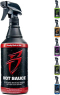 Hot Sauce Hard Water Spot Remover with Wax Sealants, 32 oz | Hard water spot remover cleans without stripping wax, adds glossy sealants and works on boats, RVs, autos and glass