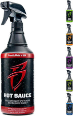 Hot Sauce Hard Water Spot Remover with Wax Sealants, 32 oz | Hard water spot remover cleans without stripping wax, adds glossy sealants and works on boats, RVs, autos and glass