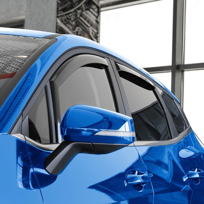 Goodyear Shatterproof in-Channel Window Deflectors for Kia Sportage 2023-2026, Rain Guards, Window Visors for Cars, Vent Deflector, Car Accessories, 4 pcs - GY008440