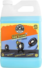 Tire Kicker Sprayable Extra Glossy Tire Shine Spray, Dry-to-Touch Dressing - Restores Wet Look to Rubber, Vinyl, and Plastic, Safe for Cars, Trucks, Motorcycles, RVs, and More - 128 oz