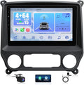 Android 15 Car Radio Stereo for Chevy Silverado&GMC Sierra 2014-2018: 10-Inch Touchscreen Upgrade for 2015 Silverado Radio, Wireless CarPlay&Android Auto/Bluetooth/WiFi/GPS/FM SWC/Backup Camera,4+64G