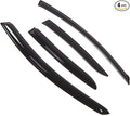 Outside Mount Window Vent Visors Rain Guards Compatible with Mazda Mazda3 Sedan 2010-2013 | Side Window Wind Deflectors Rain Shields | Black Tinted, 4 Pcs Set, BGWV-305