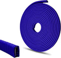 16.4Ft(5M) Car Door Edge Guards, Car Door Protector, U Shape Edge Trim Rubber Anti-Collision Seal Protector, No Glue Required Auto Entry Guard Seal Strips Fit for Trucks SUVs Sedans (Blue)