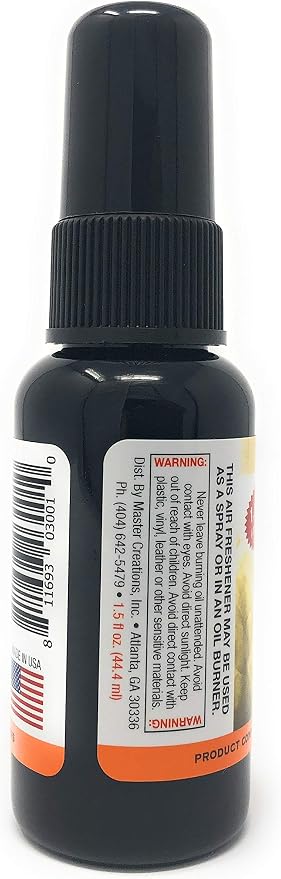 Air Freshener Spray, Oil Based Concentrated Air Freshener and Oil Diffuser, Air Freshener Spray for Car, Room, Bathroom, Odor Eliminator and Room Deodorizer, Vanilla, 1.5 oz