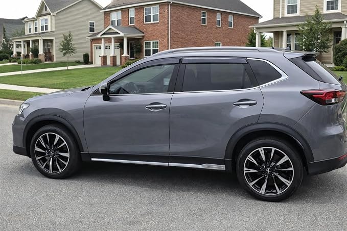 2014-2020 Tape-On Rain Guards for Nissan Rogue Side Window Visor Deflectors Extra Thick Vent Shades 2015 2016 2017 2018 2019