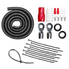 CT Sounds 1/0 Gauge CCA Complete Amp Wiring Install Kit, AMPKIT-0GA-PRO