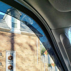 Side Wind Vent Deflector Sun Rain Guards for 2023-2025 Chevrolet Colorado & GMC Canyon Crew Cab,4pcs Outside Mount Style Dark Smoke Nice Window Visor 94218