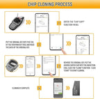 Super Chip, VVDI Super Transponder Chip, XT27A01 XT27A66 Transponder for ID46/40/43/4D/8C/8A/T3/47(Pack of 10)