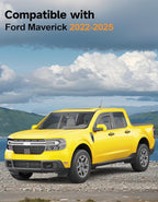 in-Channel Window Rain Guards Fit for Ford Maverick 2022 2023 2024 2025 2026 Rain Guard Extra Durable Window Deflectors Visors Truck Vent Visors Vent Shades Car Accessories