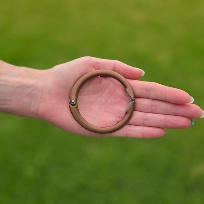 Bag Hanger Collection, The Ring that Opens into a Hook, Auto Closes | Holds 15 kg, Needs only 10mm to Hang a Hand Bag, Easy to Use with One Hand, The Instant Bag Hanger, 3 yr Warranty