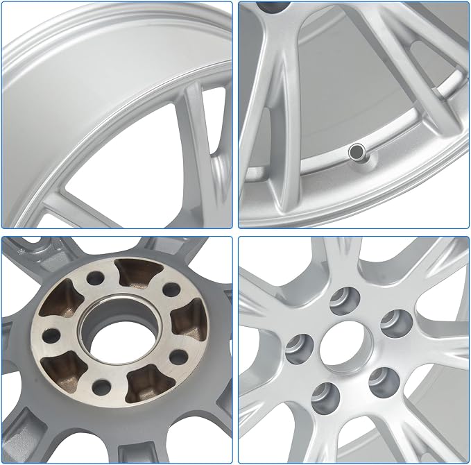 New 19x9.5" 19 Inch Premium Aluminum Alloy Wheel Rim Compatible with Model Y 2020-2023 | OEM Design, Alloy Replacement Wheel, Super Duty Car Rims Replacement - OE Stock Specs, Silver