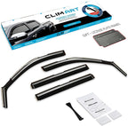 in-Channel Incredibly Durable Rain Guards for GMC Sierra 1500 2019-2026 Crew Cab,Original Window Deflectors,Vent Deflector,Vent Window Visors,Truck Accessories,4pcs-619003LPv