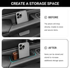 4pcs Door Handle Organizer for 2019-2025 2026 Dodge Ram 1500 Accessories Front and Rear Door Side Storage Box Insert Grab Handle Pocket ABS Plastic