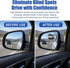 2 Pack Blind Spot Mirror for Car, 2 Inch Round HD Glass Frameless Convex Mirrors, 360° Adjustable Wide Angle Stick On Rear View Side Mirror for Cars SUV Trucks