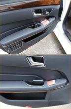 Black Front Row Door Side Storage Box Handle Pocket Armrest Phone Container Fits on Mercedes Benz E Class E350 E400 E500 E63 AMG W212 2010 2011 2012 2013 2014 2015