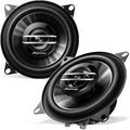G-Series TS-G1020S 4” 2-Way Speakers (Pair) – 210W Max, Crisp Highs + Clear Vocals, Great Stock Replacement, High-Efficiency Speaker Designed for OEM Power