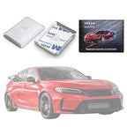 Polodunn for Honda Civic 2022-2025, for Accord/HRV/CRV 2023-2025, for Acura Integra 2023 2024 - Hazard Warning Light Push Button Cover, Emergency Flashers Trim Accessories (Silver)