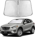 Windshield Sunshade Compatible for Mazda CX-5 2013-2014 2015 2016, Sun Visor for Front Windshield & Window Sun Shade Cover, UV Heat Blocker & Protector, Car Accessories