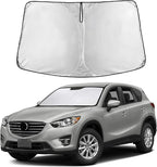Windshield Sunshade Compatible for Mazda CX-5 2013-2014 2015 2016, Sun Visor for Front Windshield & Window Sun Shade Cover, UV Heat Blocker & Protector, Car Accessories