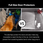 Dog Seat Cover for SUV and Small Truck, Waterproof Car Hammock Heavy Duty Back Seat Cover for Dog with Mesh Window Durable Scratchproof Pet Car Seat Protector for Rav4 CR-V Jeeps