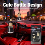 ikeda fragrance Car Air Freshener 4ml Car Scents | 45-Days Keep Fragrance | Automotive Hanging Diffuser Bottles | Remove Auto Odor Long Lasting Fresh Air for Women Deodorizer (6pcs Dark Night)