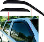 Extra Durable Tape-on Auto Window Visor, Fit 2000-2006 Chevrolet Tahoe/GMC Yukon, 2001-2006 Yukon Denali, 2002-2006 Cadillac Escalade (Standard), Original Rain Guard Deflector, Smoke, 4Pcs