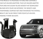 Car Cup Holder Expander, Adjustable Vehicle Energy Drink Holder Insert with Adaptive Clamping Arm Automotive Cups Holders Adapter for Car Slim Cans, Bottle Water Cups, Adhesive Drink Storage Rack