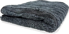 Microfiber Towels for Cars Drying Towels Car Detailing 35"x 24" Extra Large Ultra Absorbent for Cars and Trucks, Without Streaks, Scratches, or Water Spots (1 Pack Gray)