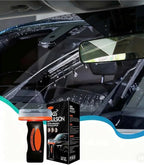 Glass Car Windshield Cleaner, 100g, Decontamination Stains Removal, 2X Effect, Rainproof Anti-Fogging Coating
